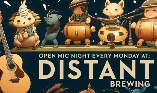 Open Mic Monday Distant Brewing Mammoth Lakes