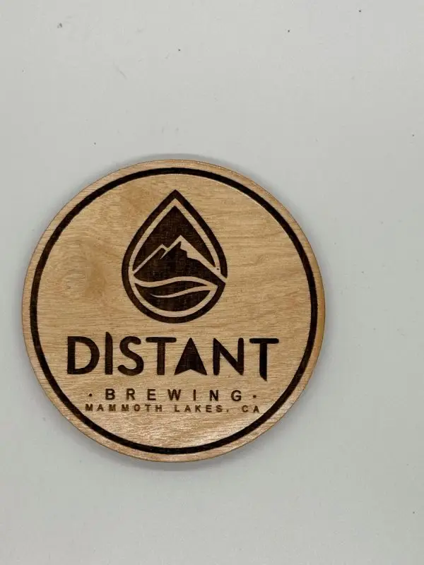 Distant Brewing Basic Wooden Coaster