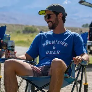 Mountains & Beer Short Sleeve T Shirt Unisex