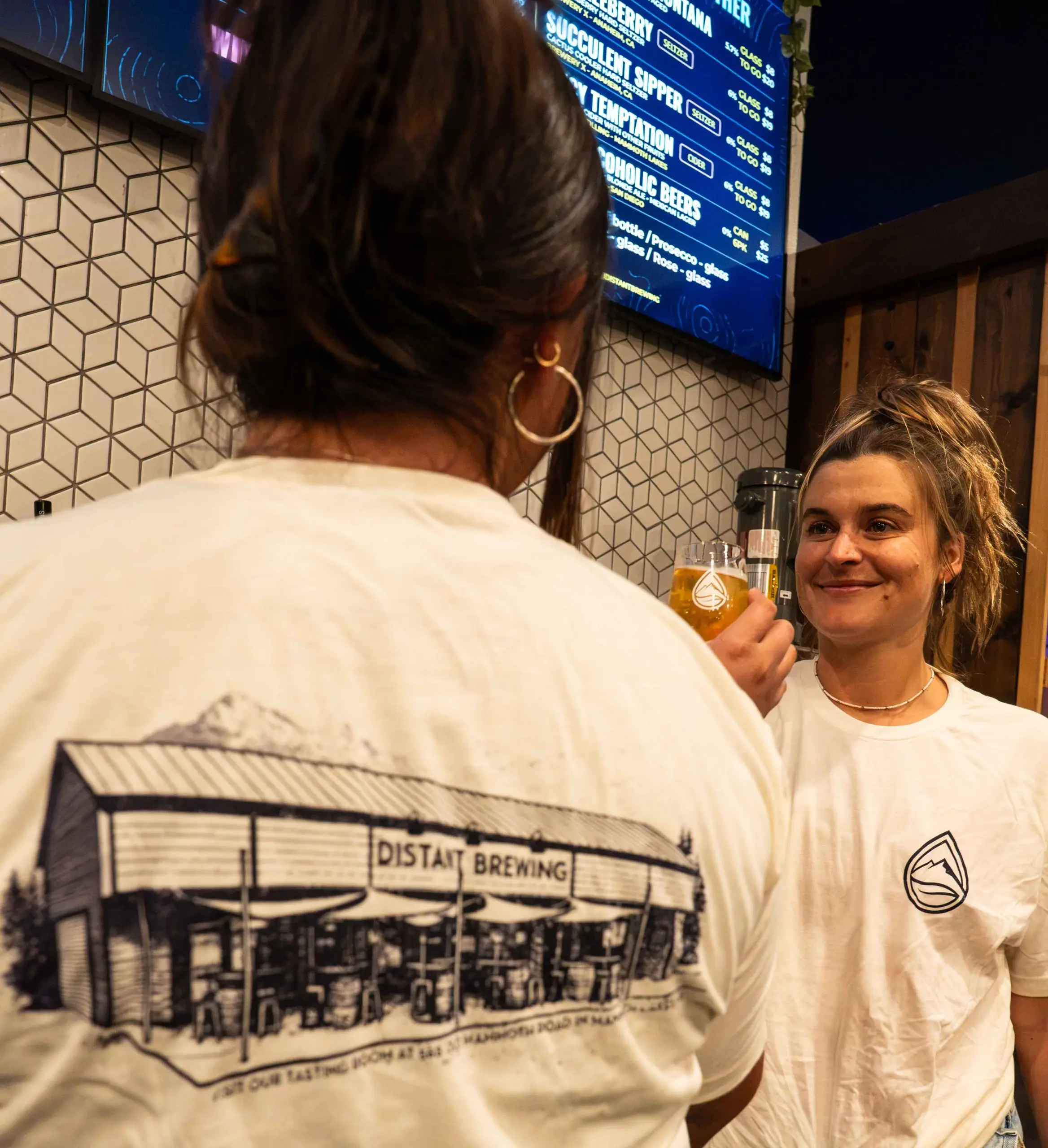 Home Tee Shirt from Distant Brewing here in Mammoth Lakes