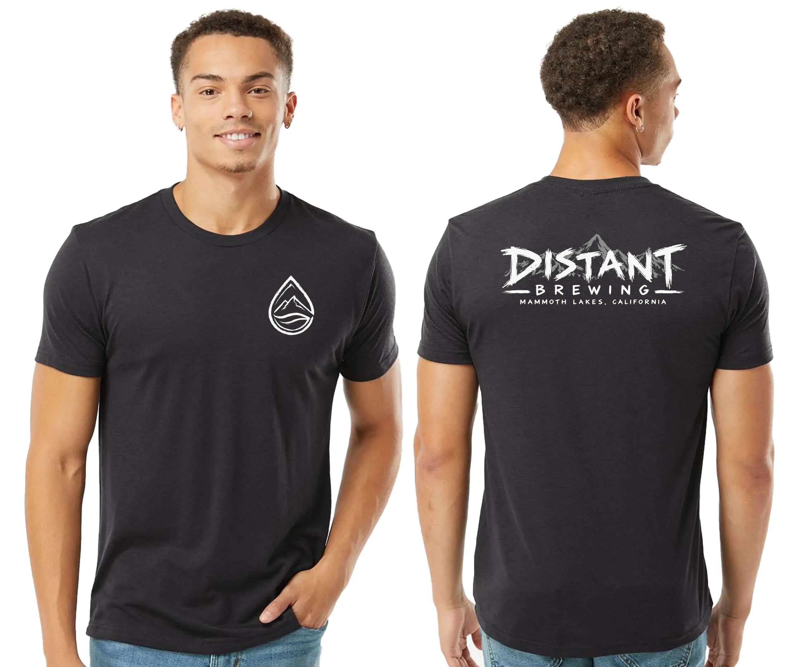 MTNZ Shirt Distant Brewing Mammoth Lakes, CA