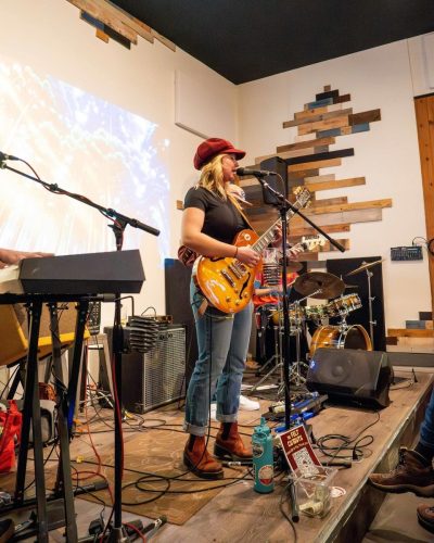 Distant Brewing's Taproom in Mammoth Lakes, CA.